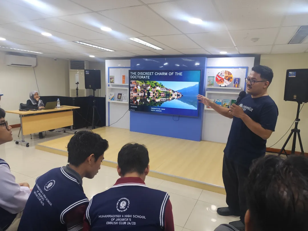 Members playing a group game