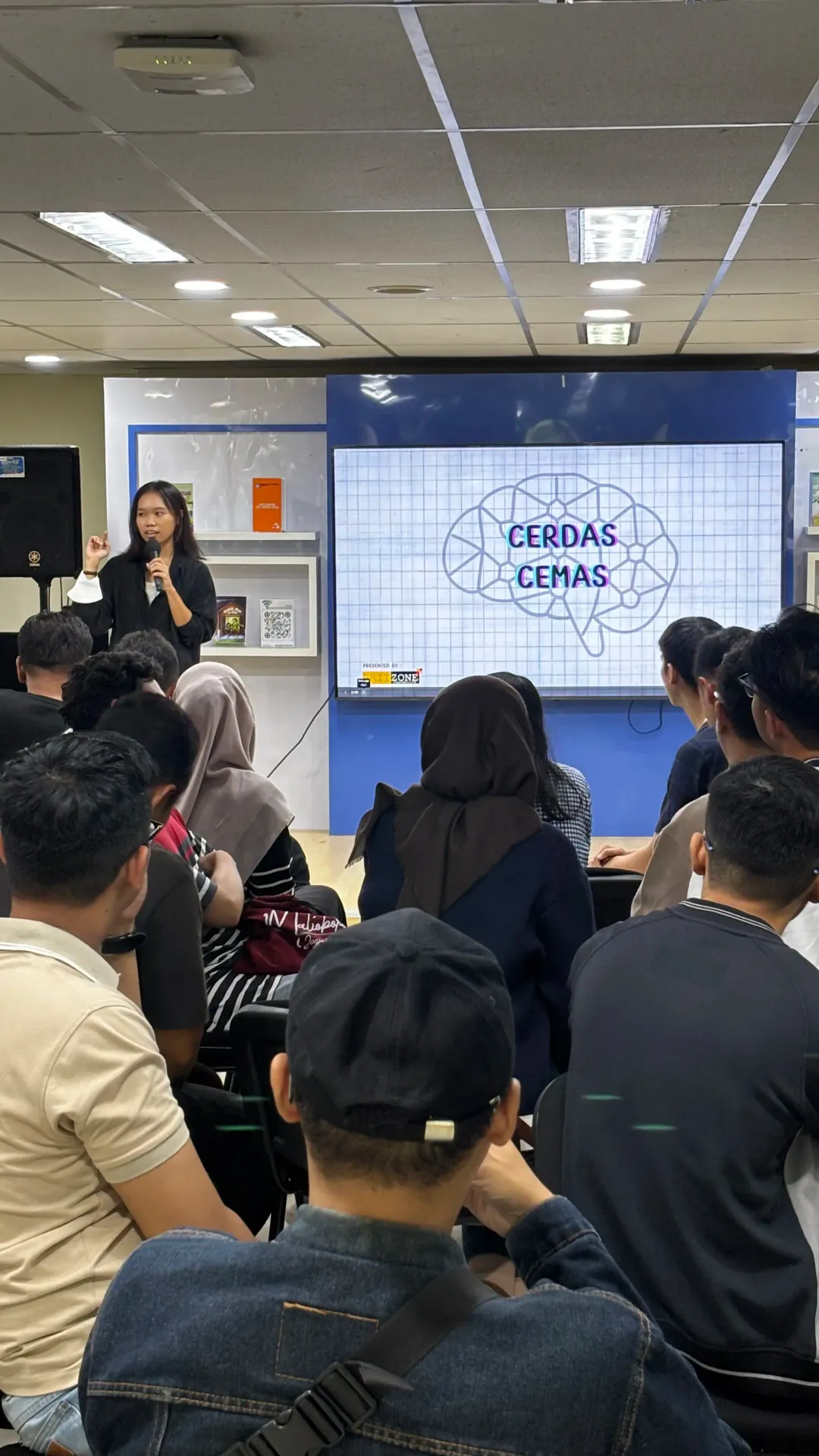 Laughter during a roleplay activity