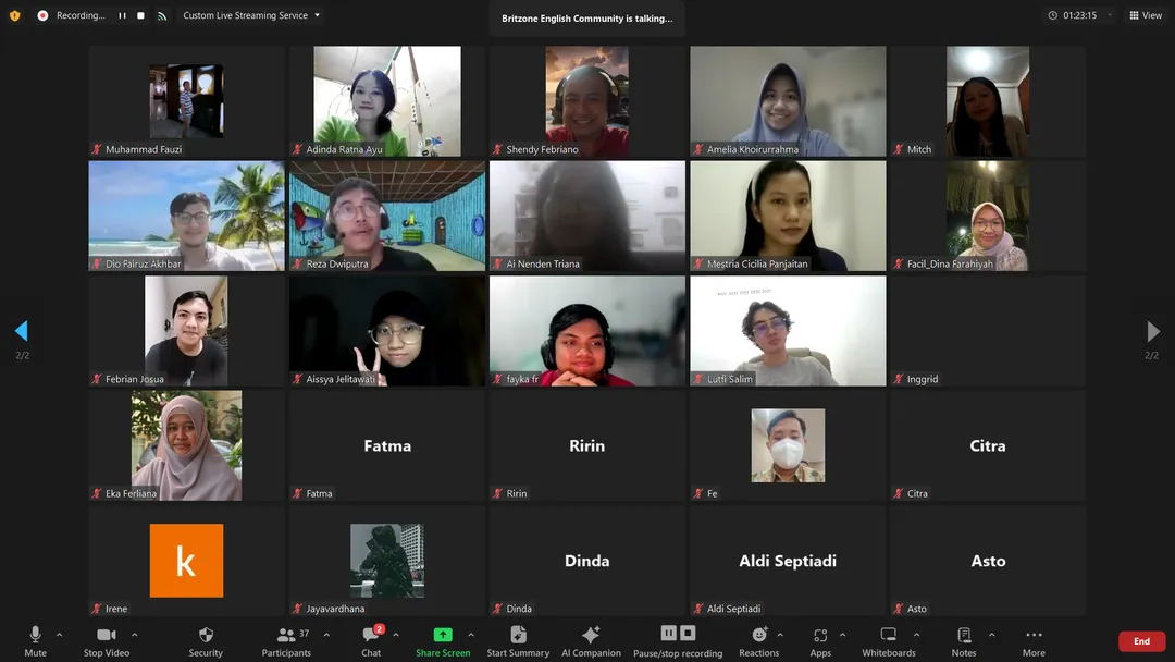 Tuesday Online Class